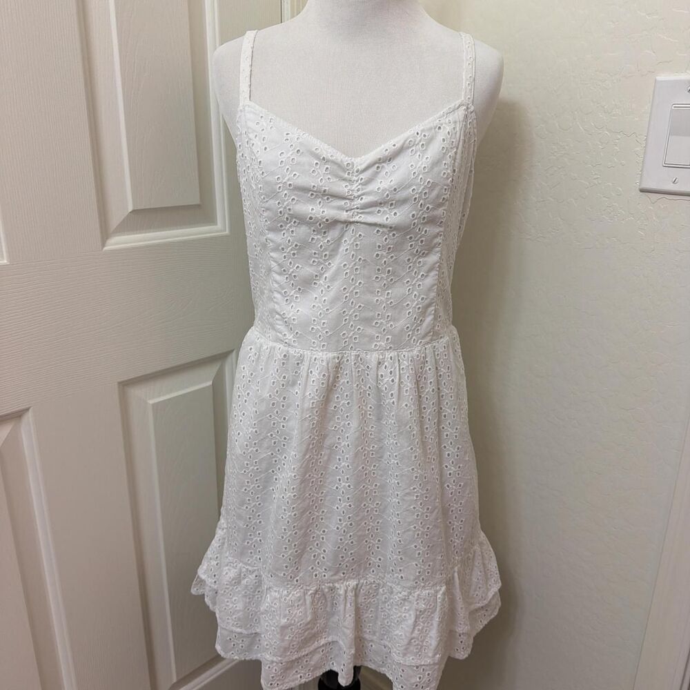 Hollister-co Women's White Dress